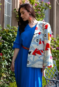 Beatrice B Jackets^Tailored Jacket in Matisse Print