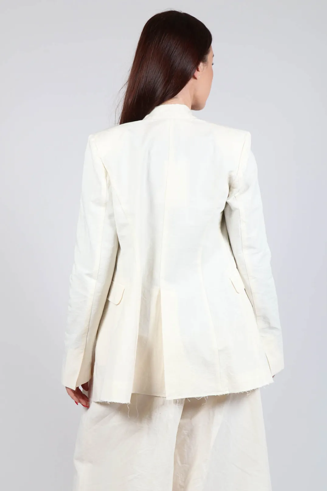Isabel Benenato Jackets^Tailored Jacket in Milk