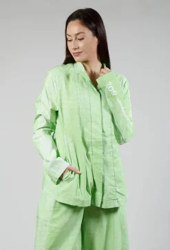 Rundholz Black Label Jackets^Tailored Jacket in Placed Lime Print
