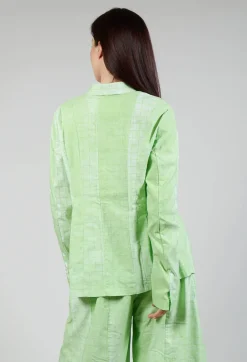 Rundholz Black Label Jackets^Tailored Jacket in Placed Lime Print