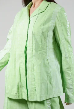 Rundholz Black Label Jackets^Tailored Jacket in Placed Lime Print