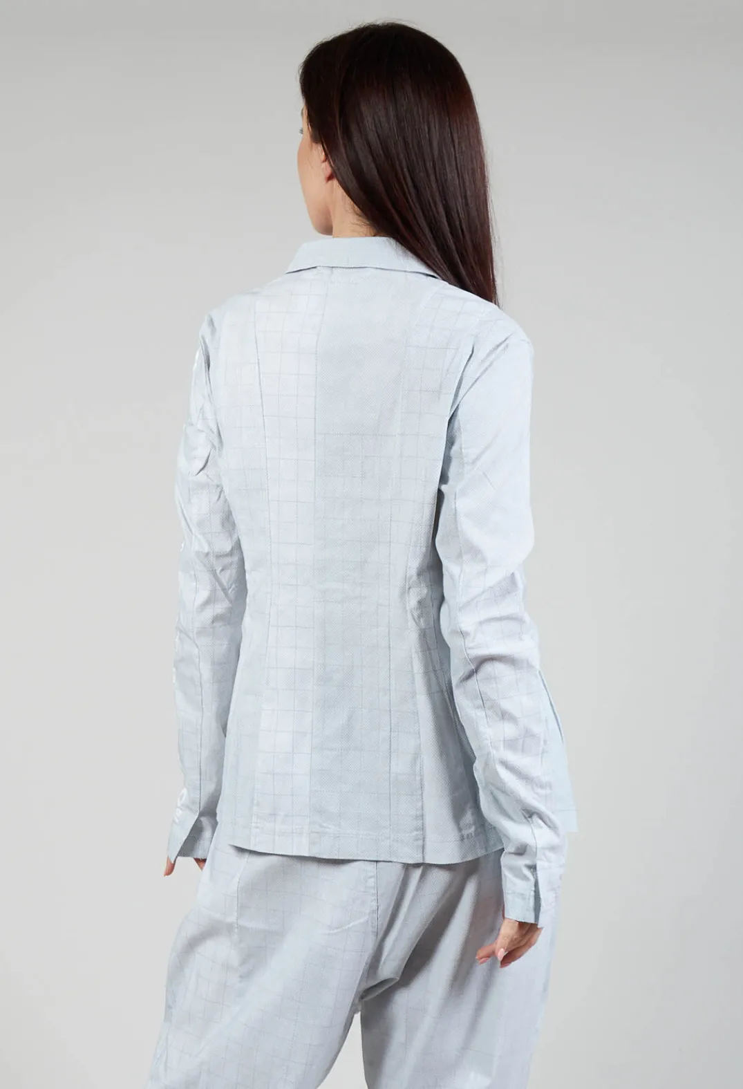 Rundholz Black Label Jackets^Tailored Jacket in Placed Grey Print