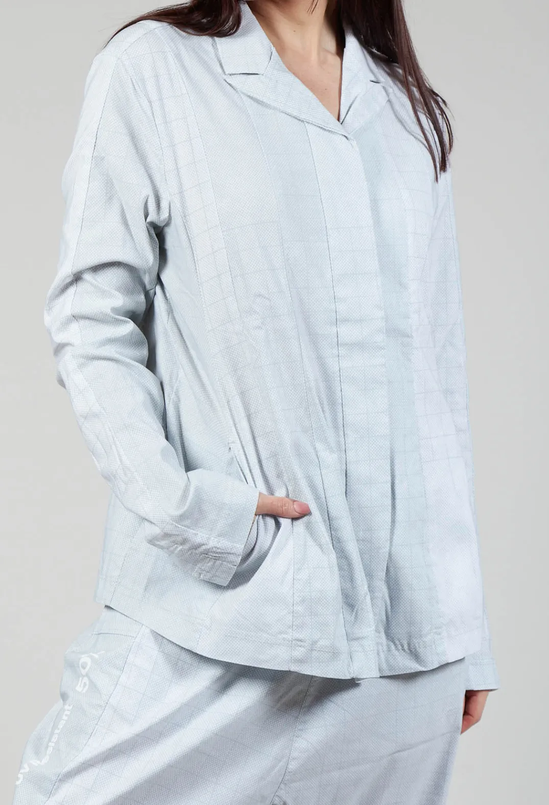 Rundholz Black Label Jackets^Tailored Jacket in Placed Grey Print