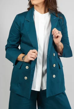 Beatrice B Jackets^Tailored Jacket in Poseidon Green