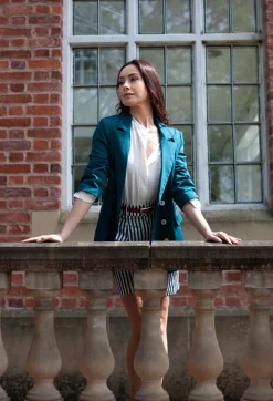 Beatrice B Jackets^Tailored Jacket in Poseidon Green