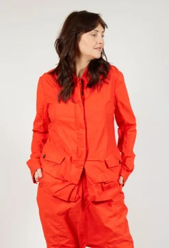 Rundholz Dip Jackets^Tailored Layered Hem Jacket in Mandarine