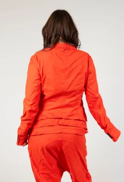 Rundholz Dip Jackets^Tailored Layered Hem Jacket in Mandarine