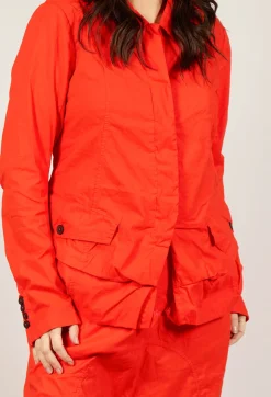 Rundholz Dip Jackets^Tailored Layered Hem Jacket in Mandarine
