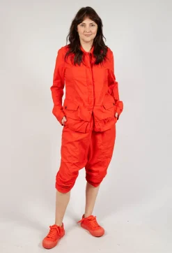 Rundholz Dip Jackets^Tailored Layered Hem Jacket in Mandarine