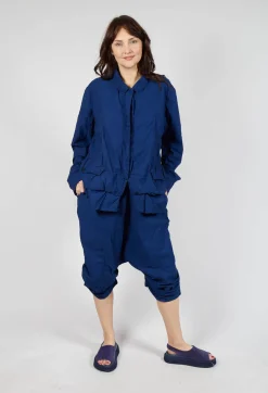 Rundholz Dip Jackets^Tailored Layered Hem Jacket in Ocean