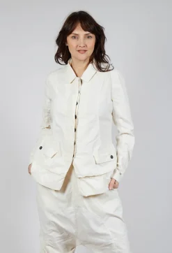Rundholz Dip Jackets^Tailored Layered Hem Jacket in Greige