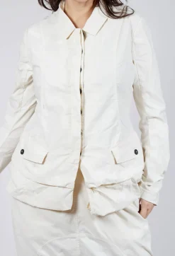 Rundholz Dip Jackets^Tailored Layered Hem Jacket in Greige