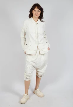 Rundholz Dip Jackets^Tailored Layered Hem Jacket in Greige