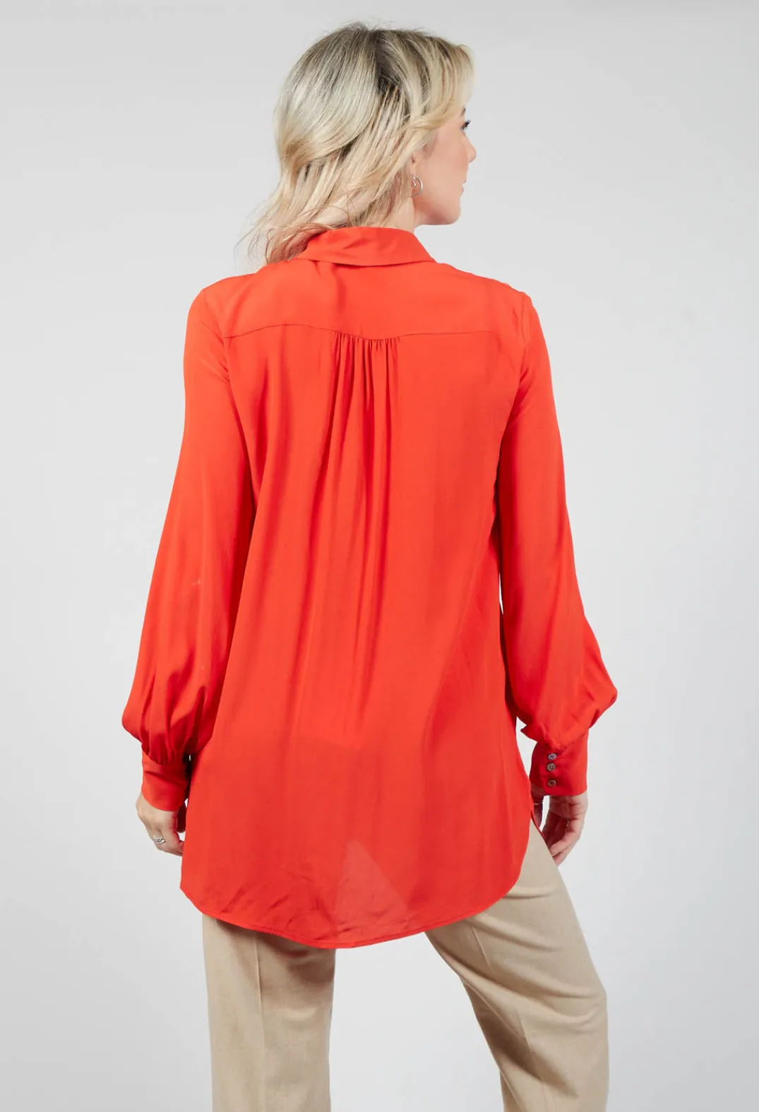 Beatrice B Shirts & Blouses^Tailored Shirt in Orange