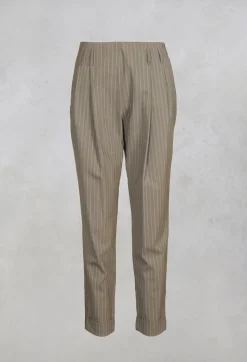 Oblique Creations Co-ords & Suits^Tailored Trousers in Brown