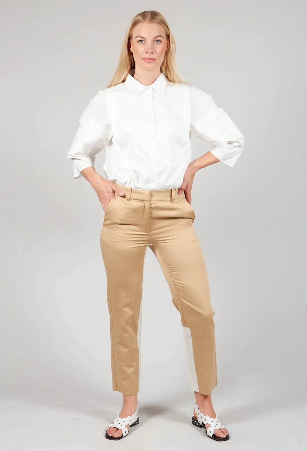 Malloni Co-ords & Suits^Tailored Trousers in Cerotto