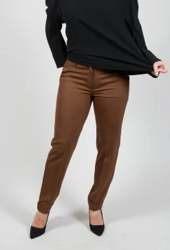 Malloni Co-ords & Suits^Tailored Trousers in Granato Tobacco