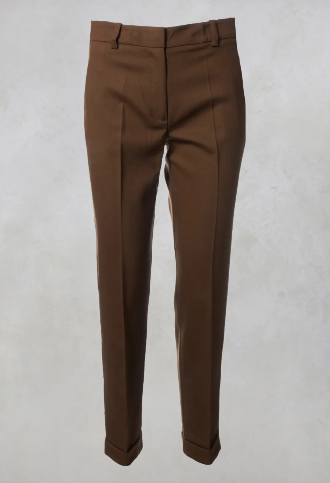 Malloni Co-ords & Suits^Tailored Trousers in Granato Tobacco