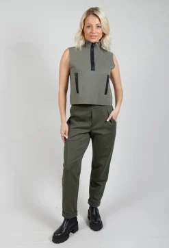 Sarah Pacini Trousers^Tailored Trousers in Kaki