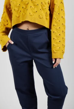 Sarah Pacini Trousers^Tailored Trousers in Navy