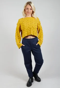 Sarah Pacini Trousers^Tailored Trousers in Navy
