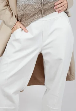Sarah Pacini Trousers^Tailored Trousers in Off White