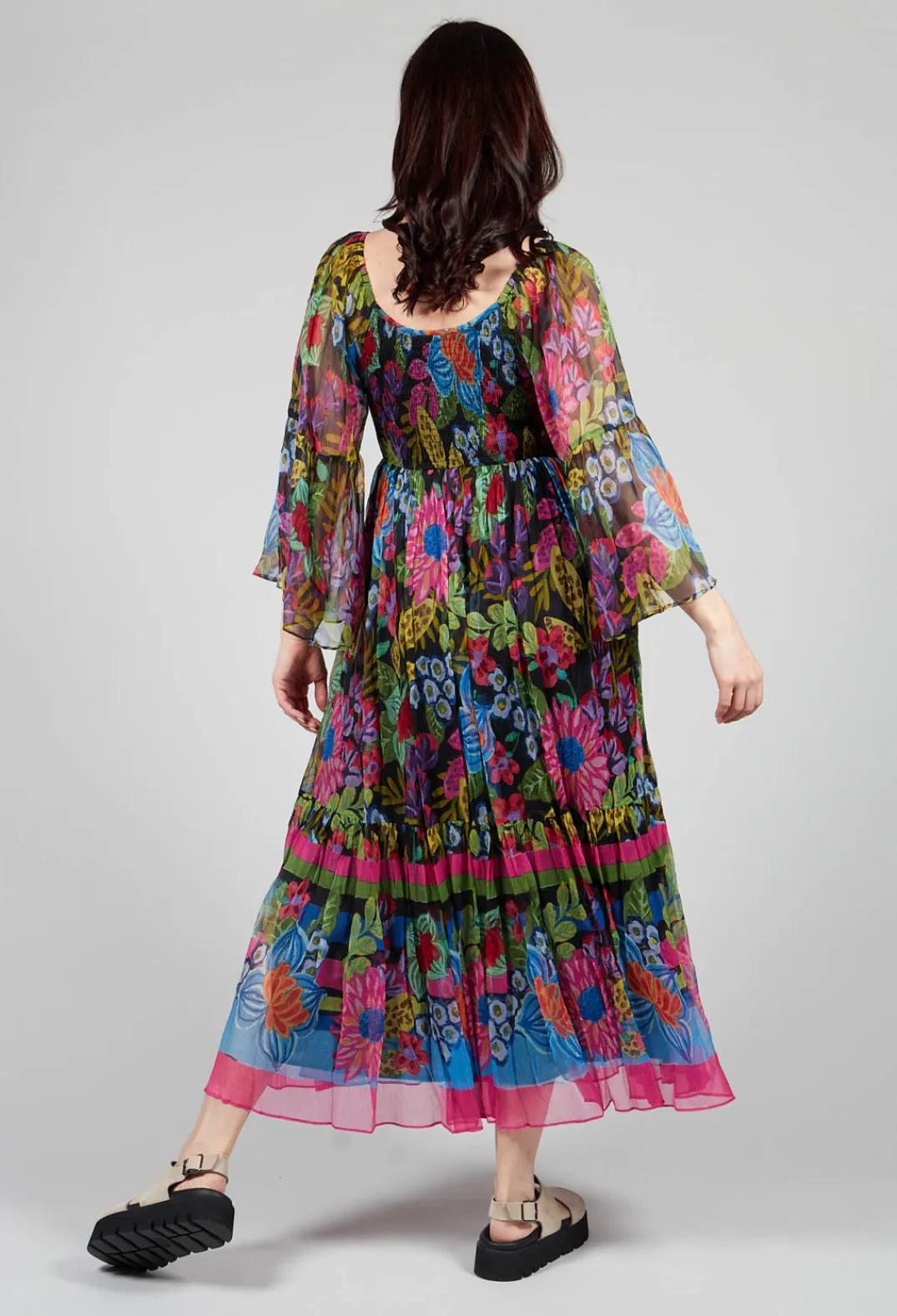 Rene Derhy Dresses^Tanialys Dress in Black Floral Print