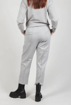 Mei Meij Trousers^Tapered Jersey Trousers in Perla