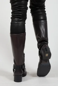 IXOS Boots^Tarantino Buckle Boot in Moro and Nero