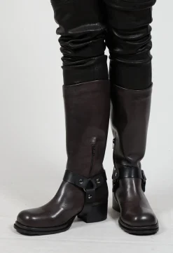 IXOS Boots^Tarantino Buckle Boot in Moro and Nero