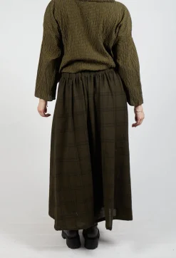 Apuntob Trousers^Tartan Trousers in Military Green
