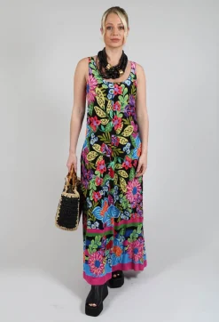 Rene Derhy Dresses^Tayana Dress in Black Floral Print