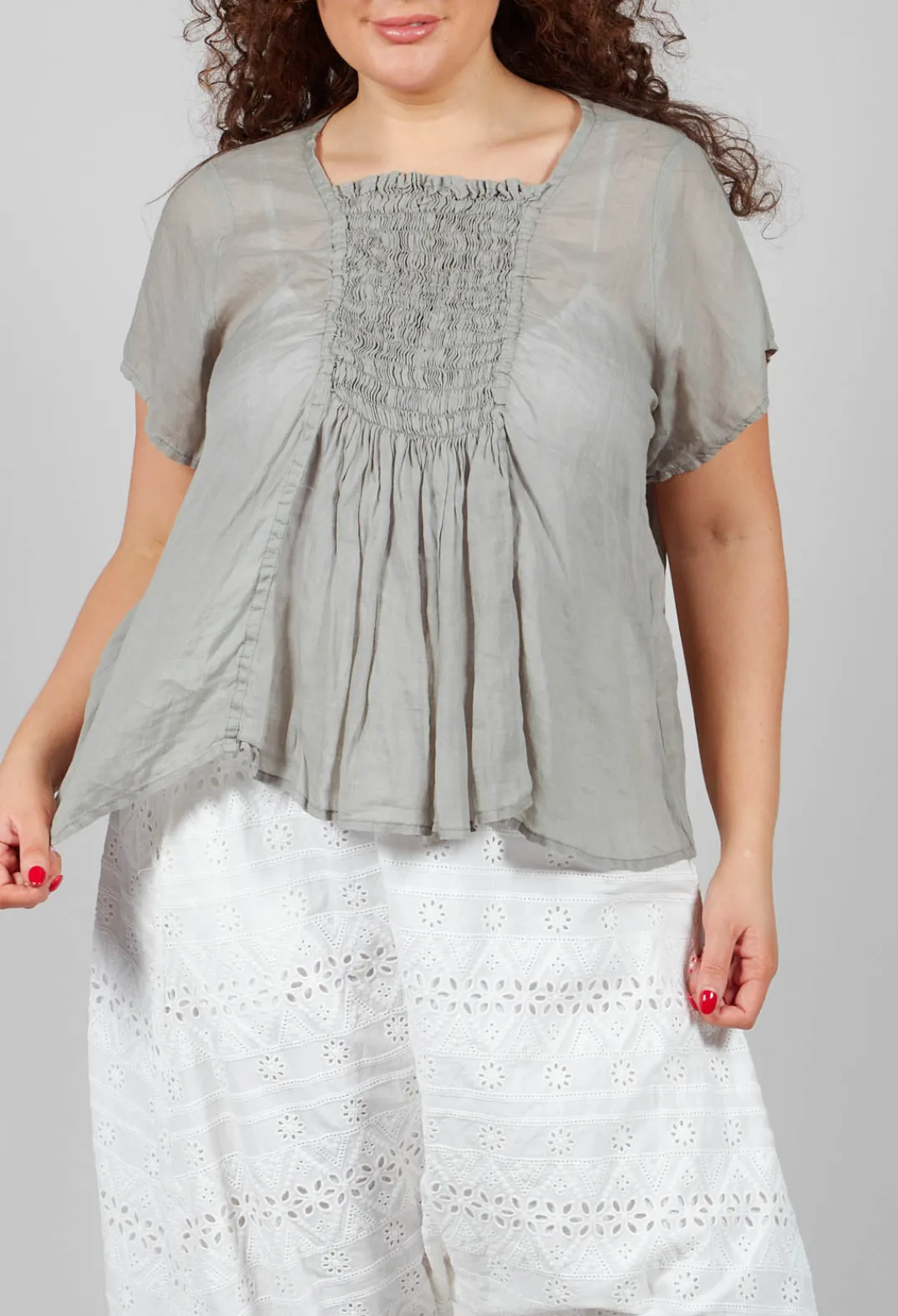 Privatsachen Shirts & Blouses^Teileisten Blouse in Salbei Green