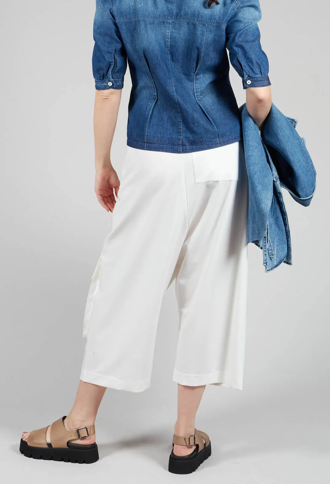 High Trousers^Telltale Trousers in White
