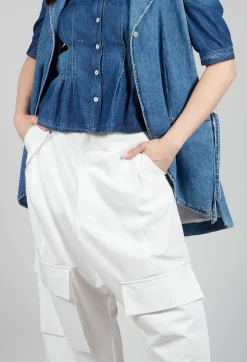 High Trousers^Telltale Trousers in White