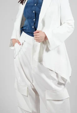 High Trousers^Telltale Trousers in White