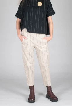 Mama B Trousers^Terra PR Trousers in Tpins Gesso