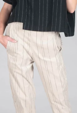Mama B Trousers^Terra PR Trousers in Tpins Gesso