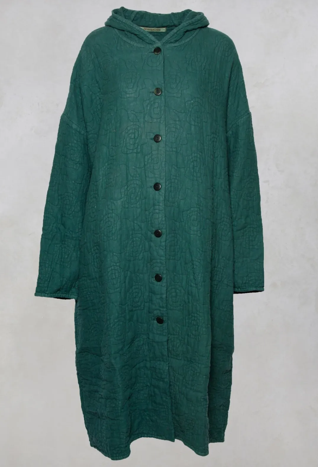 Privatsachen Coats^Terrat Textured Coat in Fidel Green