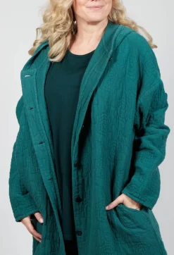 Privatsachen Coats^Terrat Textured Coat in Fidel Green