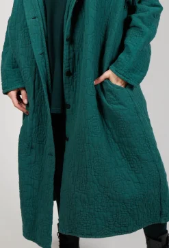 Privatsachen Coats^Terrat Textured Coat in Fidel Green