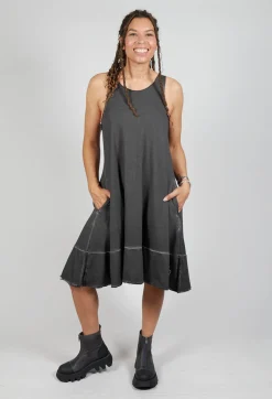 Pluslavie Dresses^Terry Dress in Asphalt