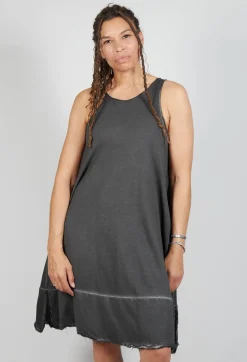 Pluslavie Dresses^Terry Dress in Asphalt