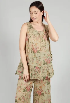 Les Ours Tops^Teva Top in Almond Flowers