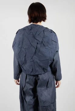 Stefano Mortari Jackets^Textured Jacket in Blue