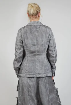 Rundholz Dip Jackets^Textured Jacket in C.Coal 70% Cloud