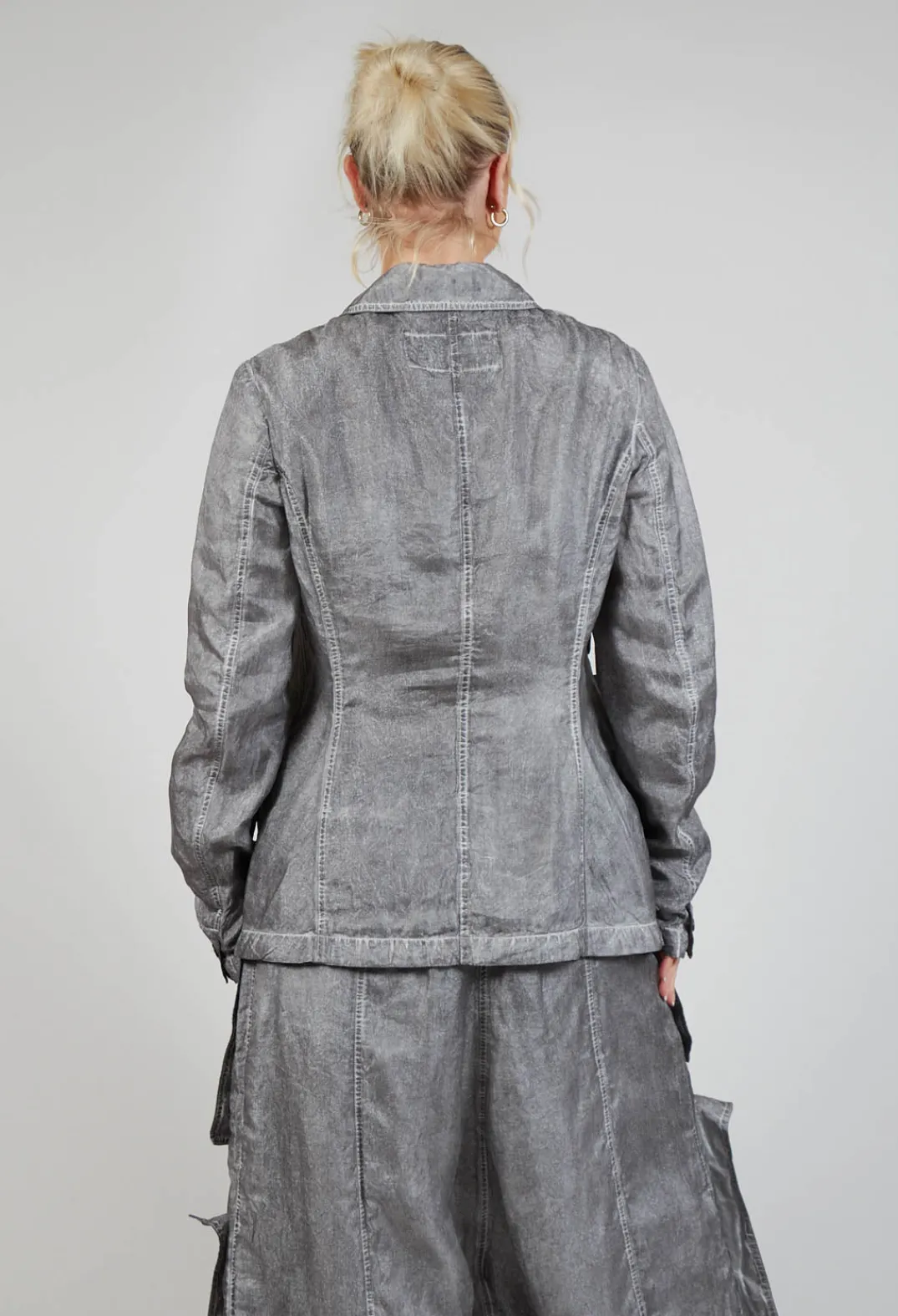 Rundholz Dip Jackets^Textured Jacket in C.Coal 70% Cloud