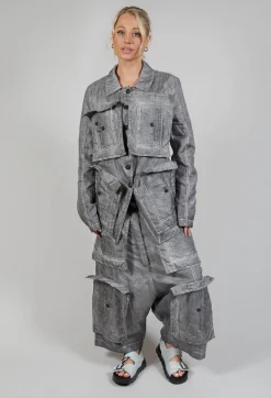 Rundholz Dip Jackets^Textured Jacket in C.Coal 70% Cloud