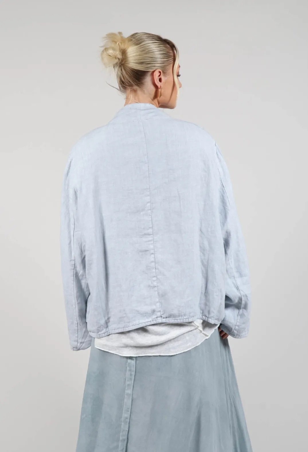 Umit Unal Jackets^Textured Jacket in Original Cool Blue