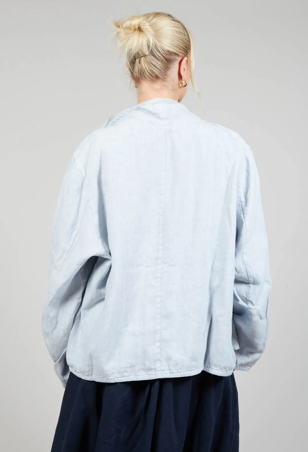 Umit Unal Jackets^Textured Jacket in Original Cool Blue